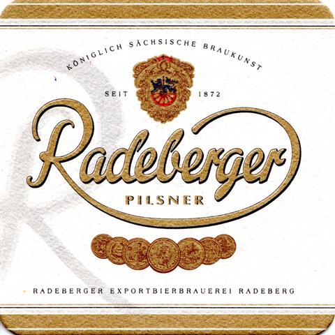 radeberg bz-sn radeberger veranst 5a (quad180-o & u doppelgoldrand) 